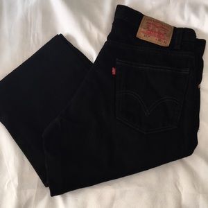 Men’s Levis red tag 517 black jeans